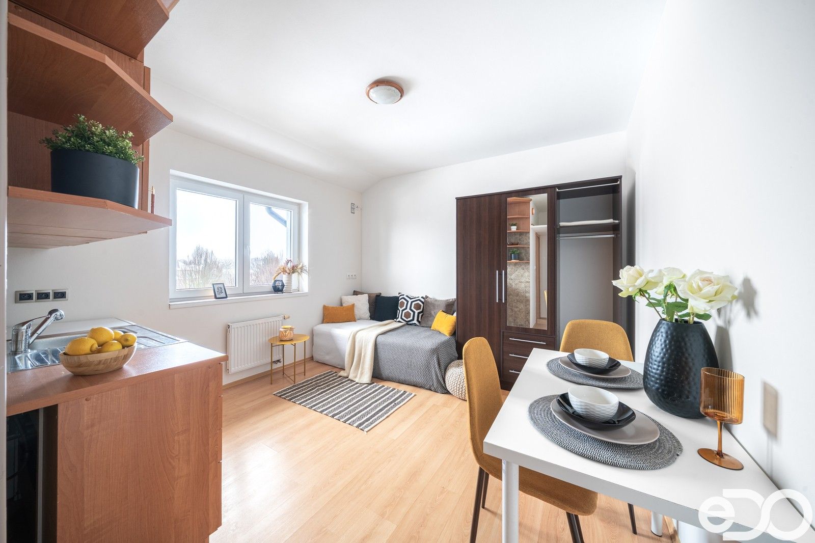 1+kk, Revoluční, Šestajovice, 17 m²