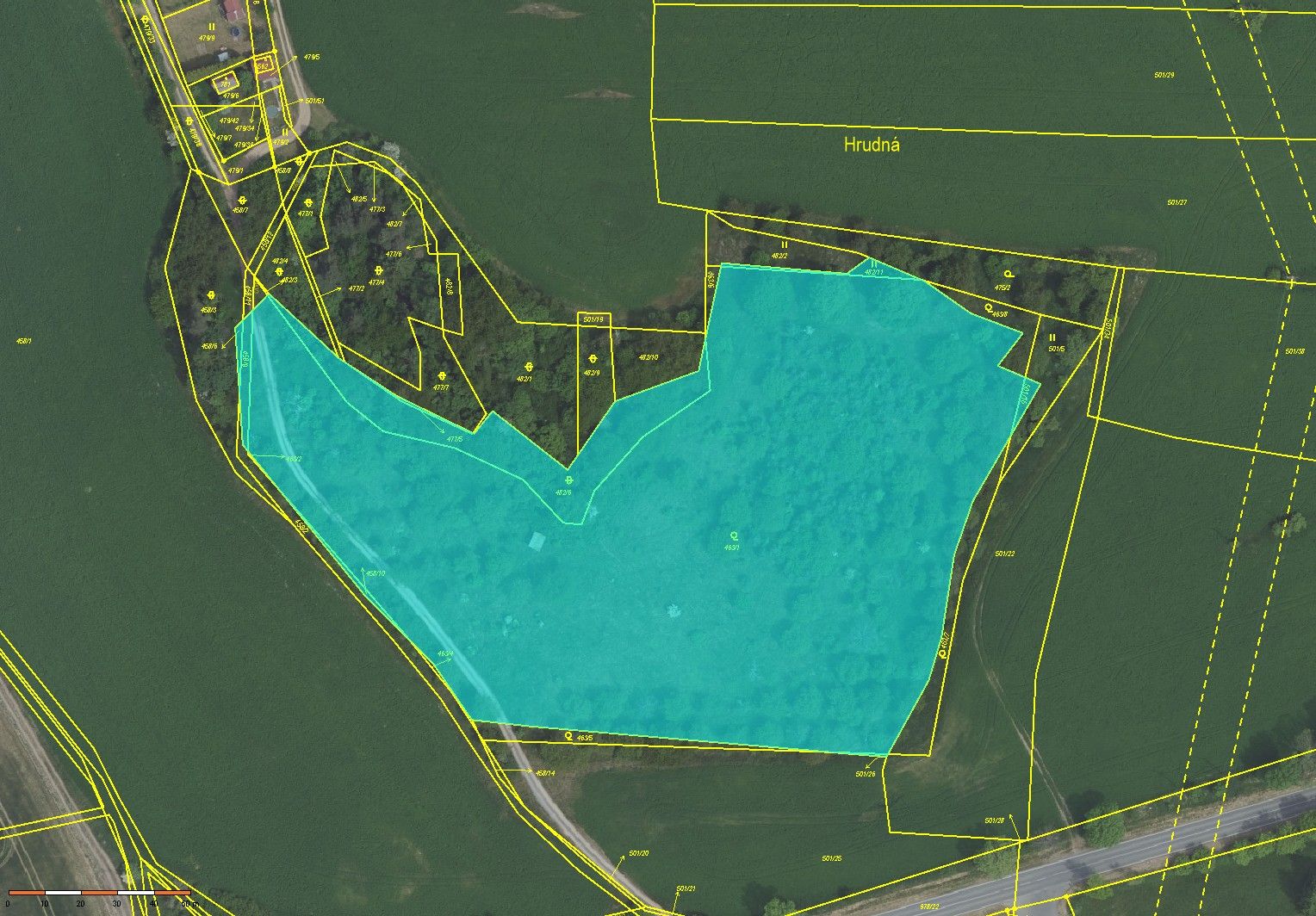 Zemědělské pozemky, Milín, 18 683 m²