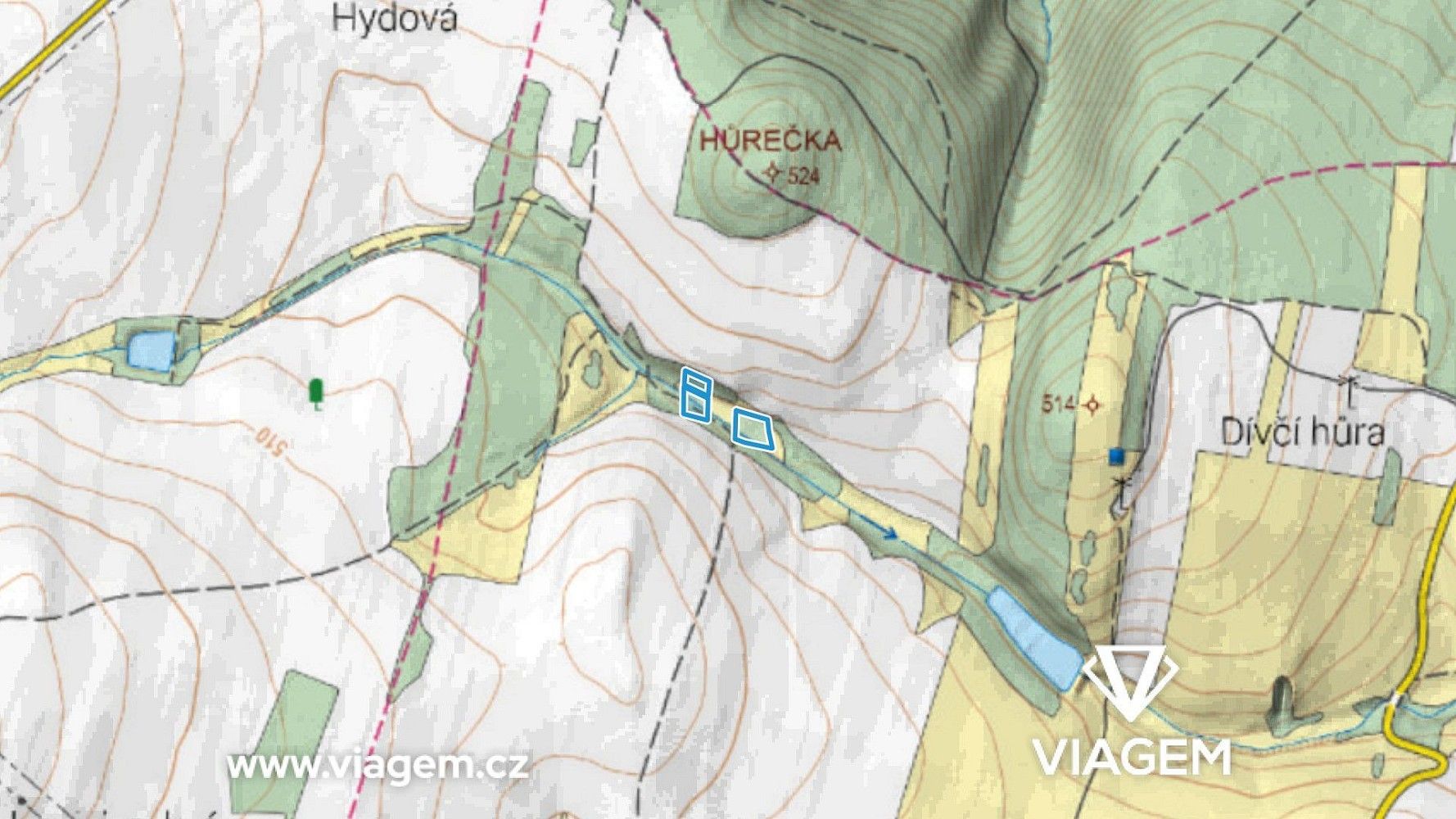 Zahrada, 2 087 m²