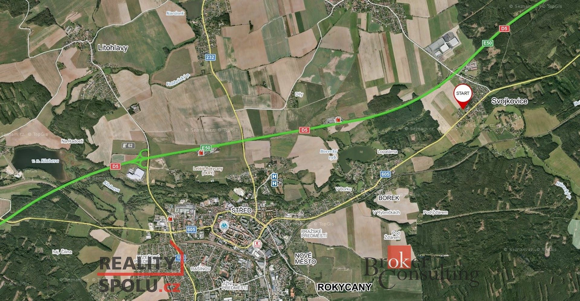 Komerční pozemek · Svojkovice, okres Rokycany, Plzeňský kraj - 2
