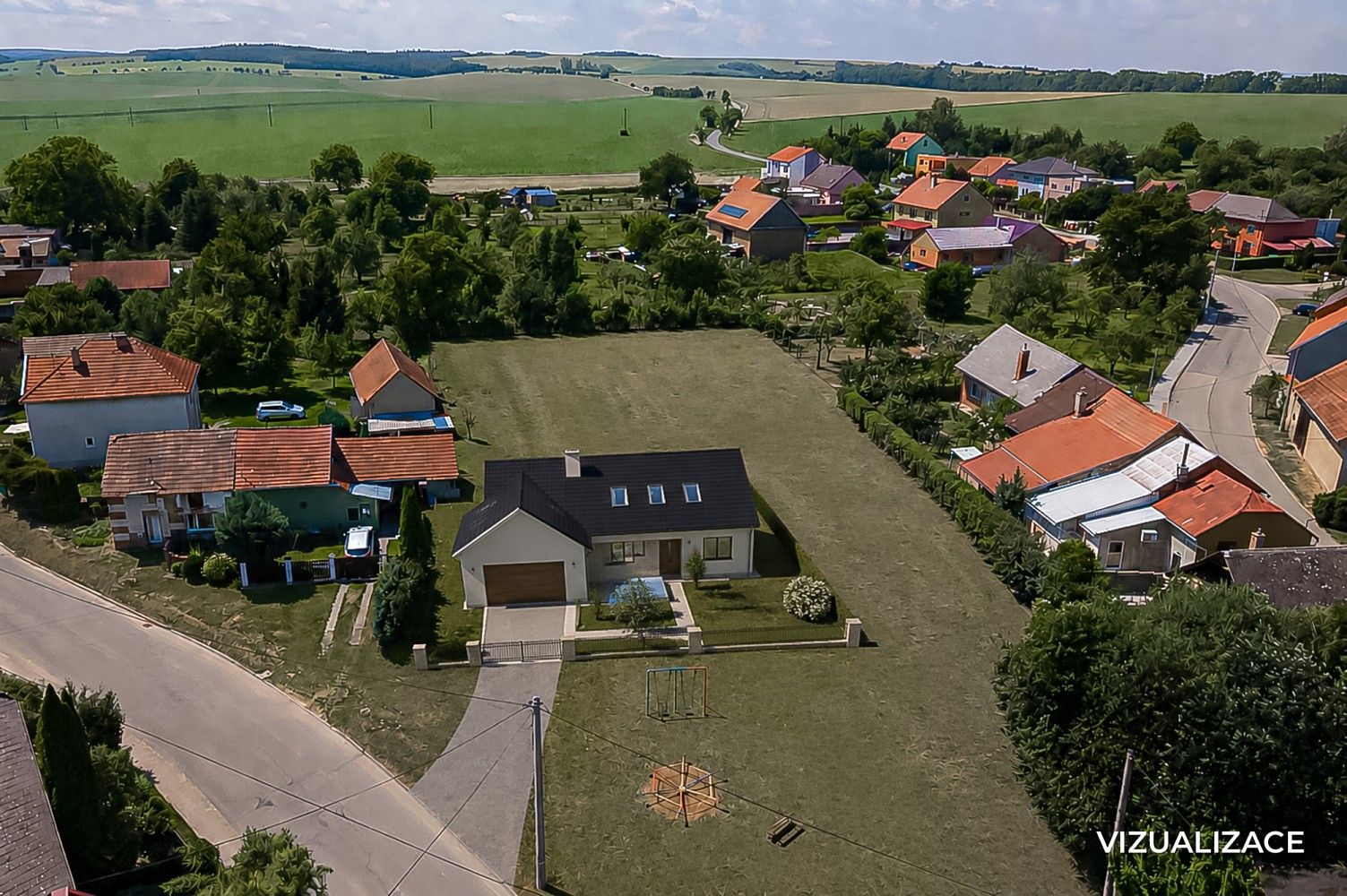 Prodej pozemek pro bydlení - Koválovice-Osíčany - Koválovice u Tištína, okres Prostějov, Olomoucký kraj - 2