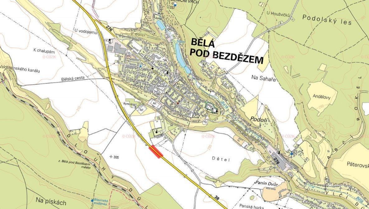 Prodej zemědělský pozemek - Bělá pod Bezdězem