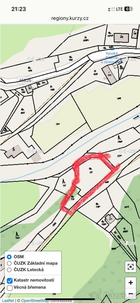 Pozemky pro bydlení, Osoblaha, 793 99