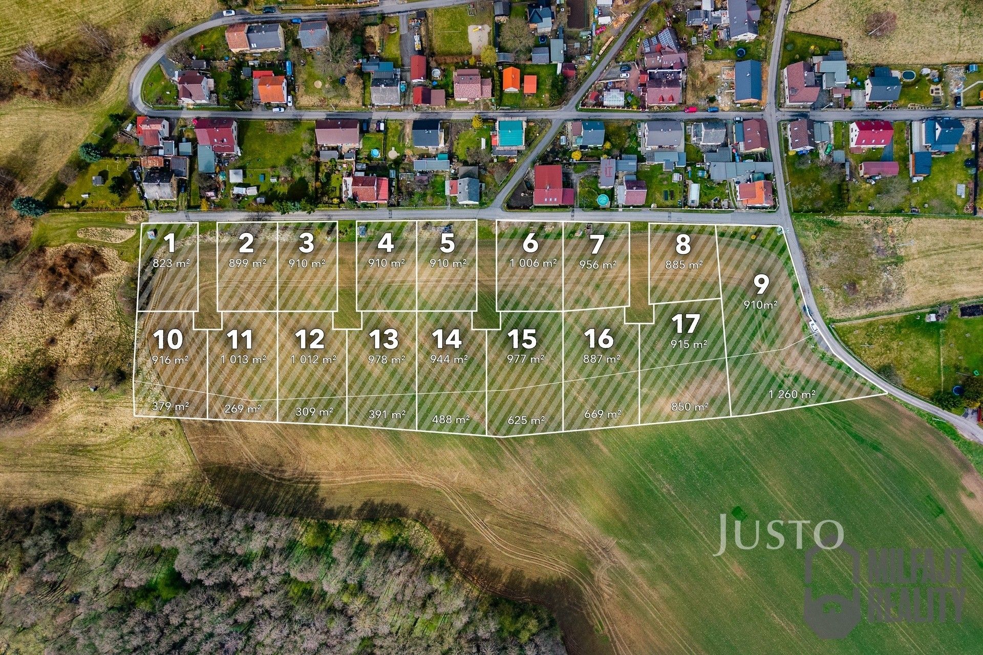 Pozemky pro bydlení, Hrádek nad Nisou, 18 584 m² - 1