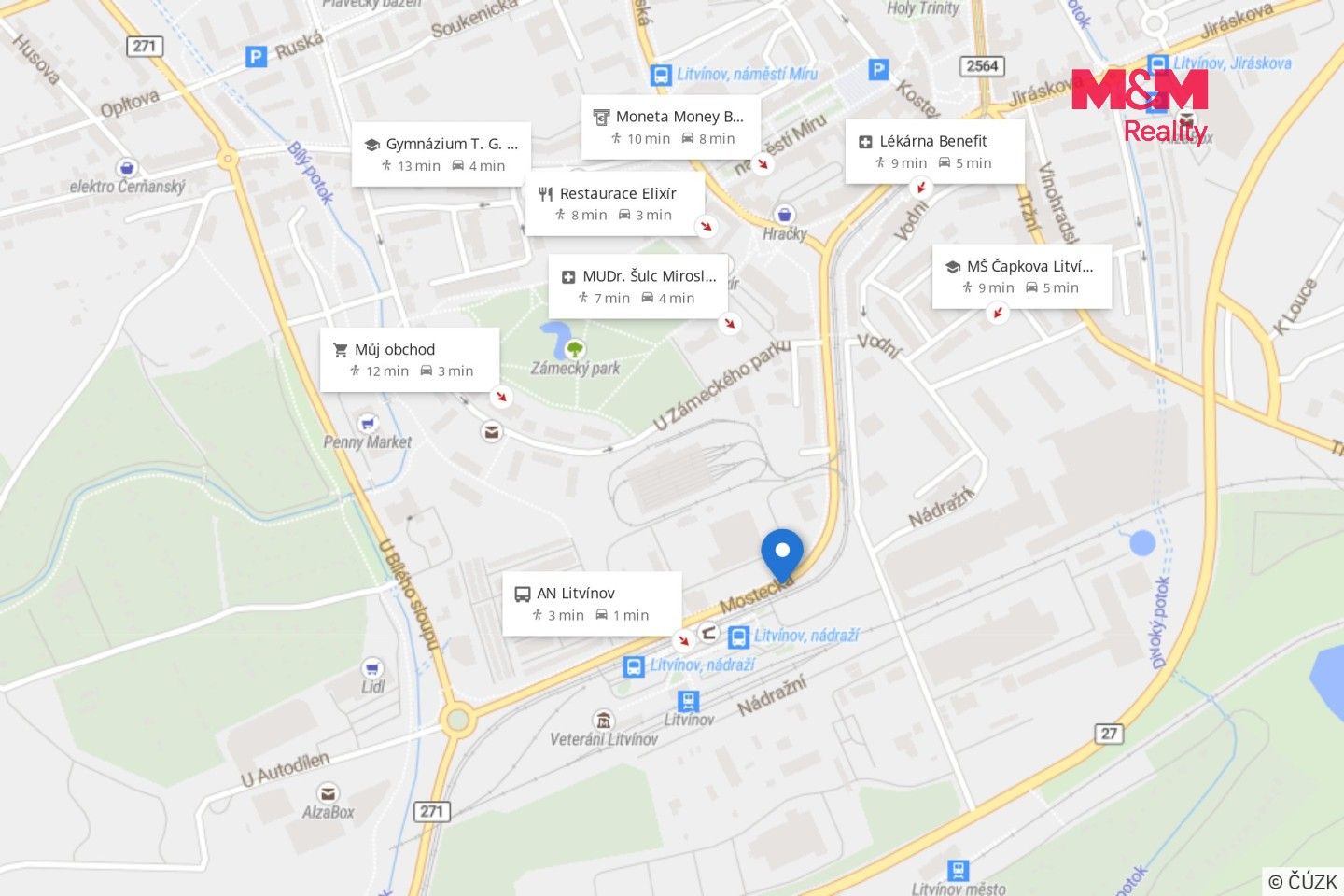 Prodej byt 1+kk - Mostecká, Litvínov, 21 m² - 5