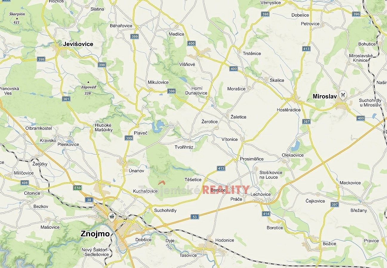 Ostatní, Mikulovice, okres Znojmo, Jihomoravský kraj, 2 300 m² - 2