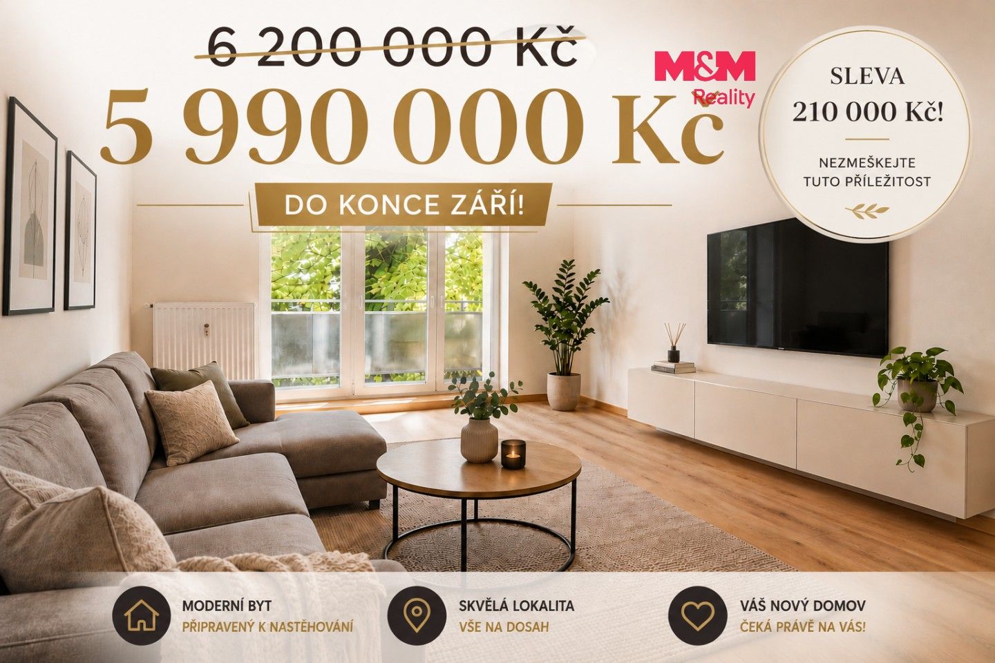 3+kk, Partyzánská, Plzeň, 60 m² - 1