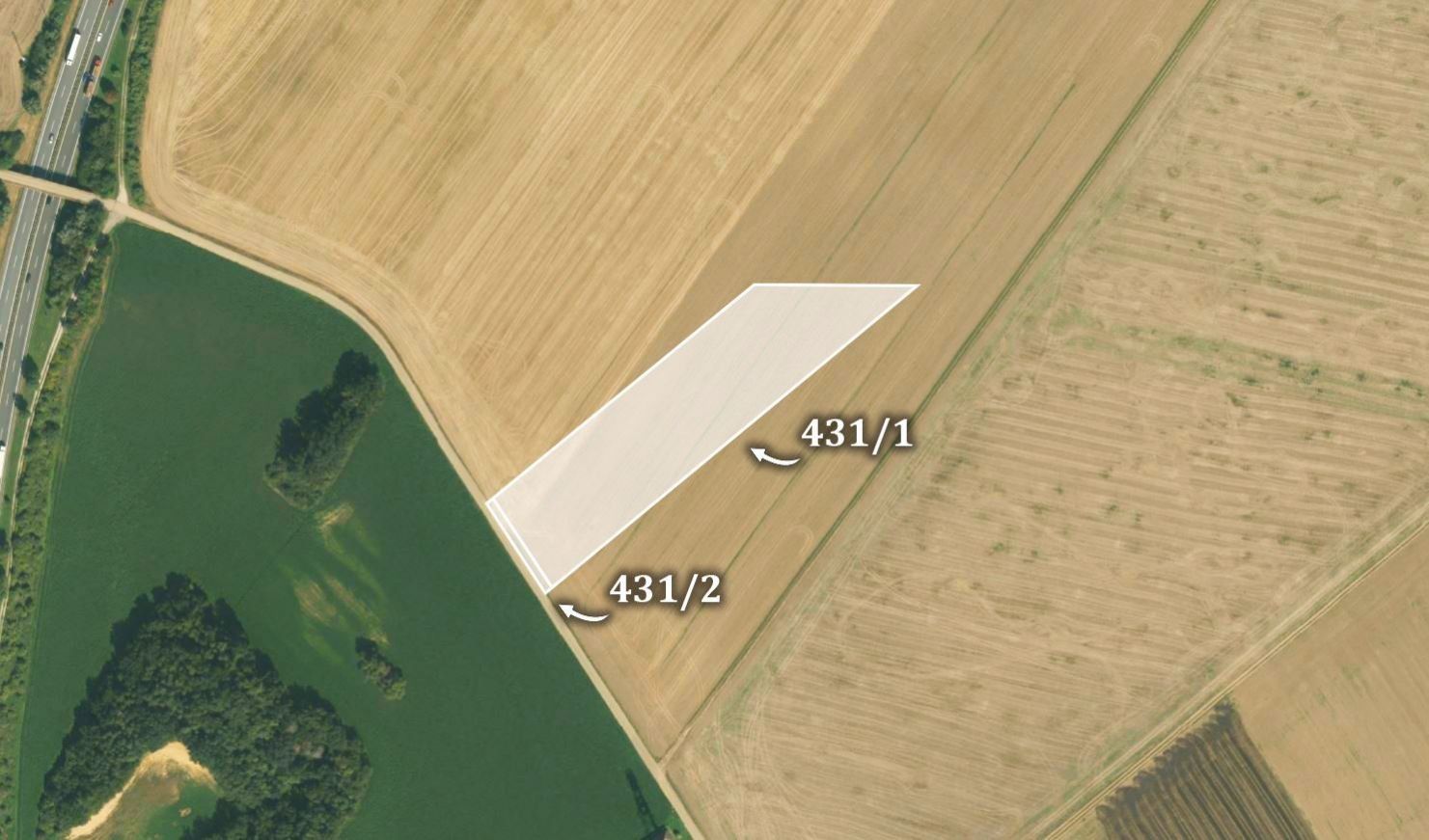 Prodej zemědělský pozemek - Držovice, 14 489 m²