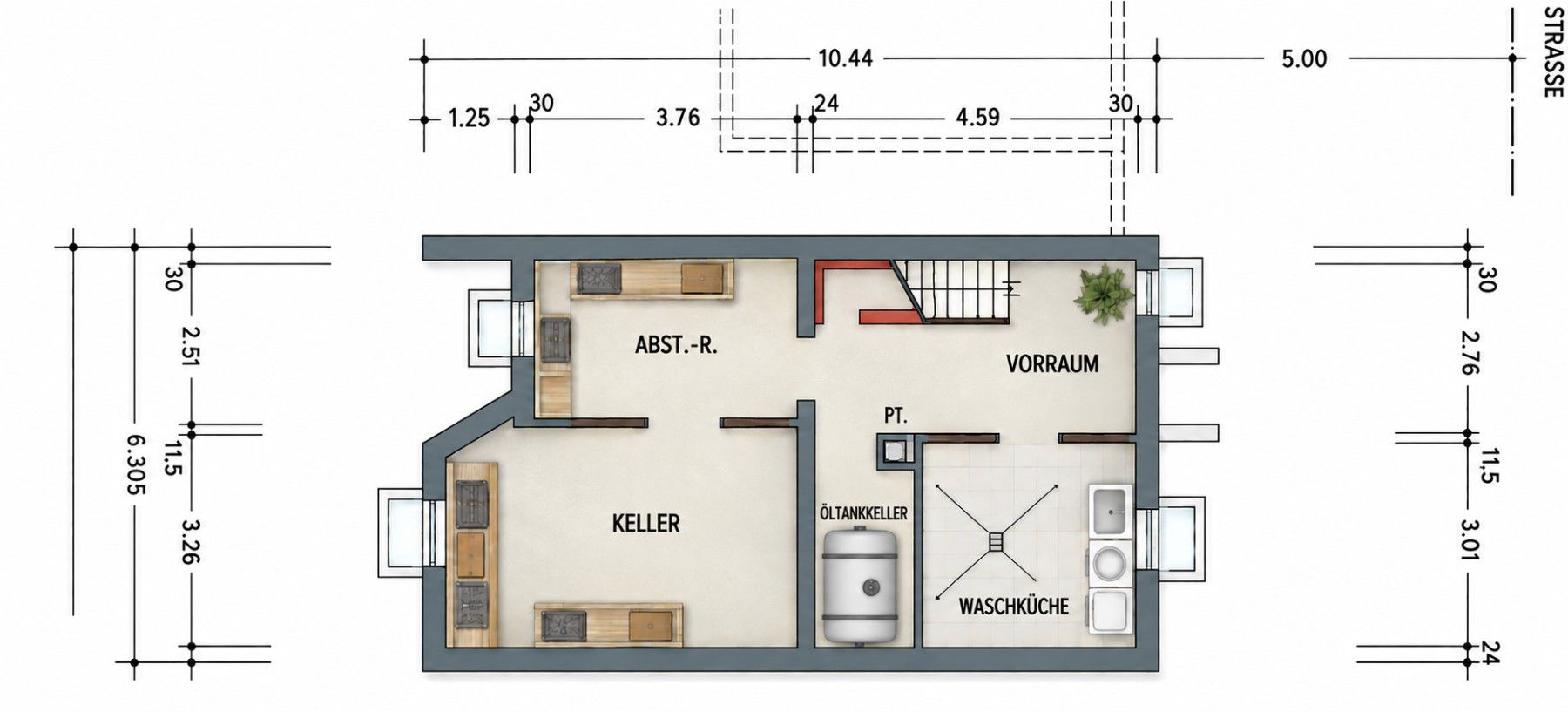 Rodinné domy, , Bavorsko, 110 m² - 2