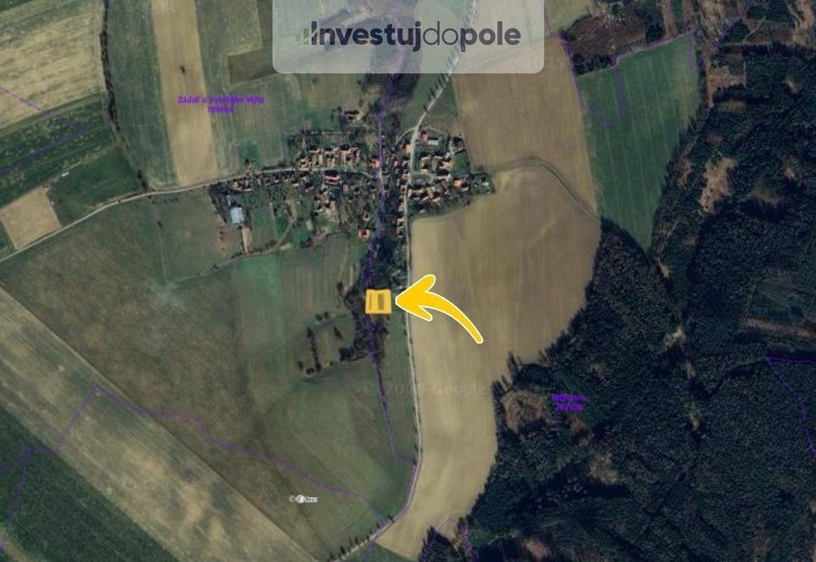 Prodej louka - Stříhanov, Zádolí, 2 709 m²