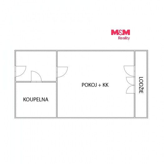 1+kk, Mostecká, Litvínov, 21 m² - 1