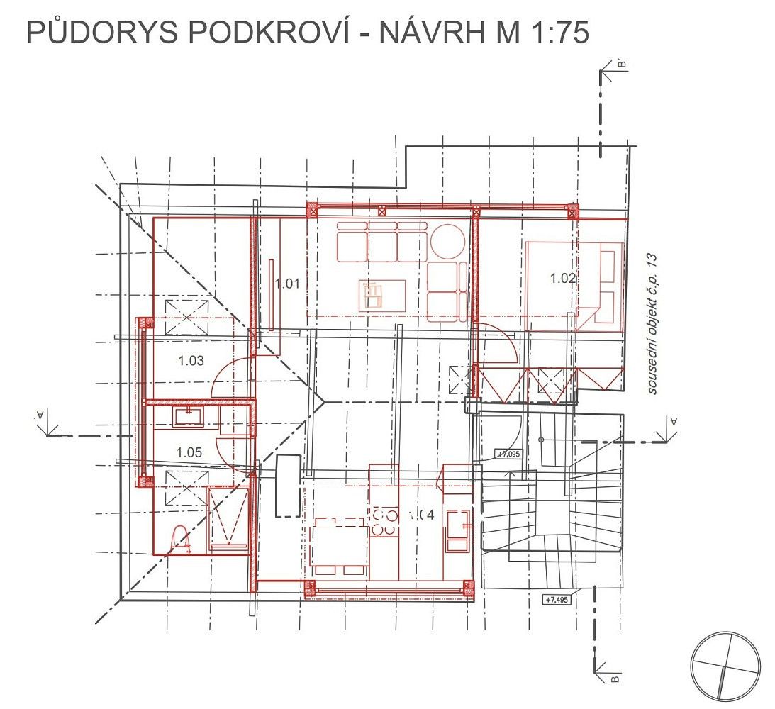 Prodej komerční - Praha - Radlice, okres Praha 5, Hlavní město Praha, 56 m² - 5