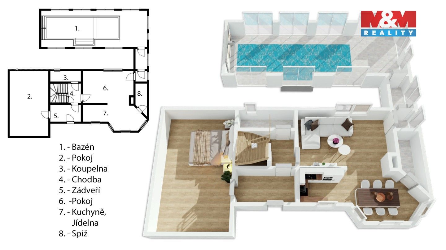 Prodej rodinný dům - Malá Strana, Drahelčice, 180 m²