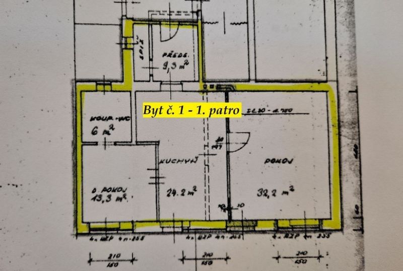 Pronájem byt 3+kk - Kupkovo nám., Opočno, 85 m²