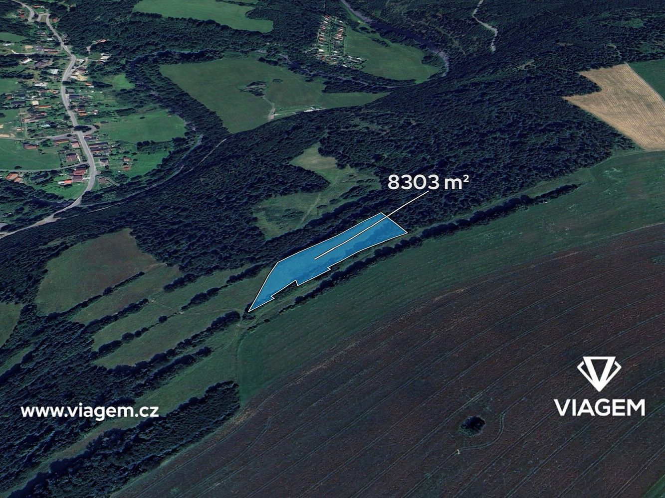 Prodej zemědělský pozemek - Staré Těchanovice, okres Opava, Moravskoslezský kraj - 1