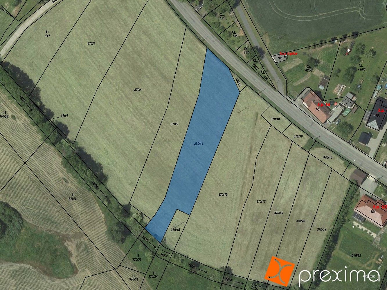 Pozemek · Jesenec, okres Prostějov, Olomoucký kraj - 3