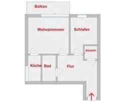 2+1, Erlengrund 105, , Šlesvicko-Holštýnsko, 42 m² - 1