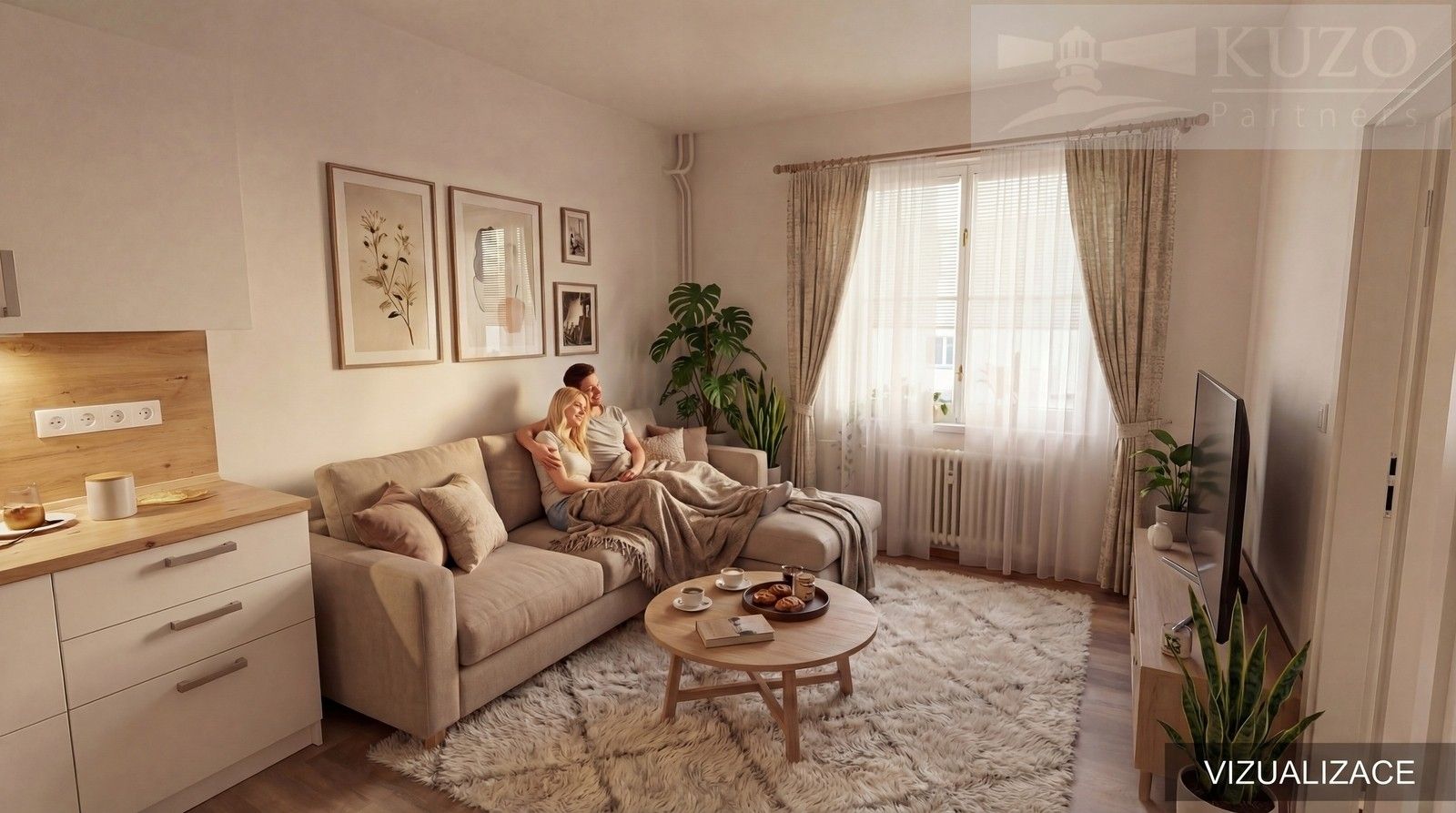 Pronájem byt 2+kk - Pod Haldou, Příbram, 31 m²