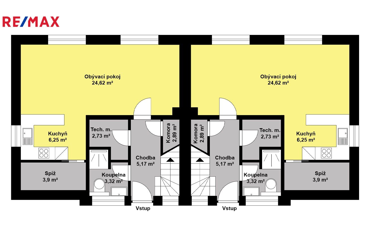 Pronájem rodinný dům - Veltruby, 97 m²