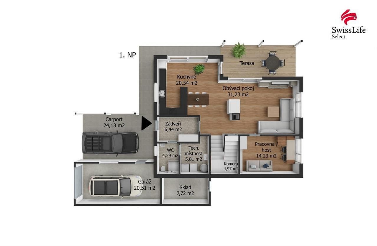 Prodej rodinný dům - Vejprnice, okres Plzeň-sever, Plzeňský kraj, 160 m² - 2