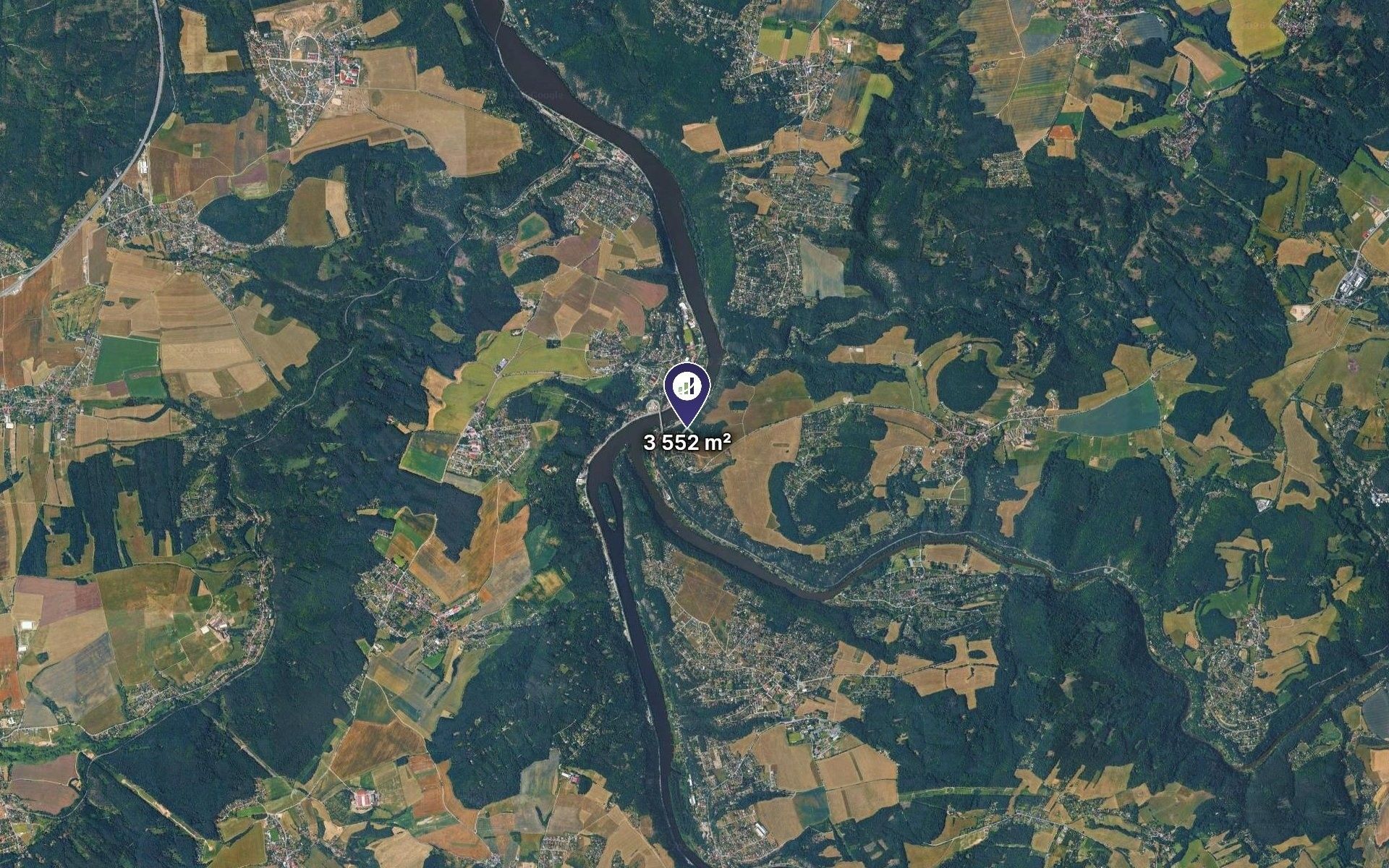 Lesy, Davle, 3 552 m² - 2