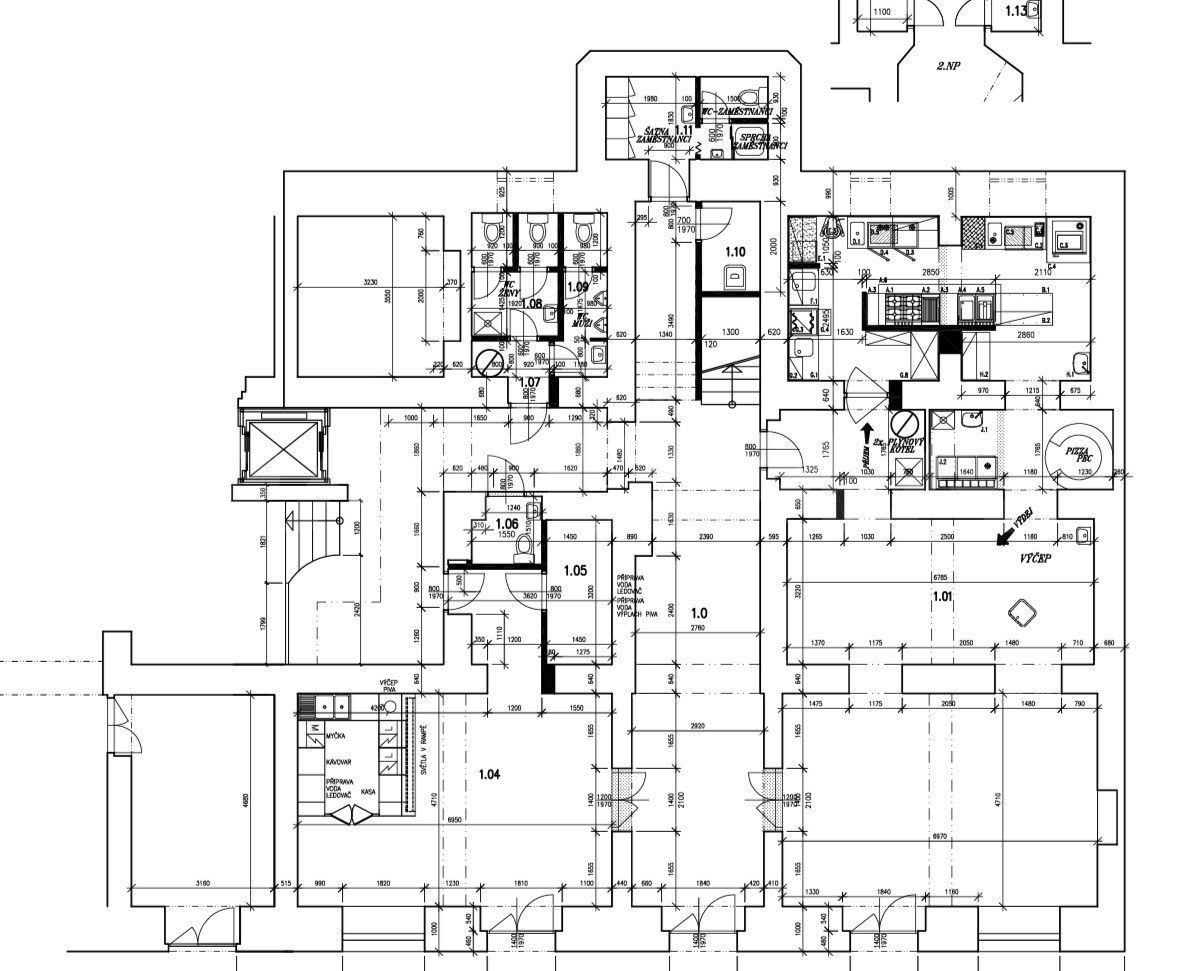 Obchodní prostory · 80 m² · Plzeňská, Praha - 3