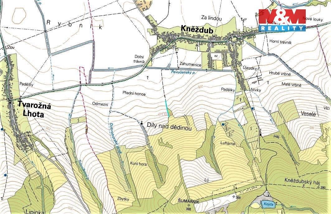 Prodej pozemek pro bydlení - Kněždub, 696 64
