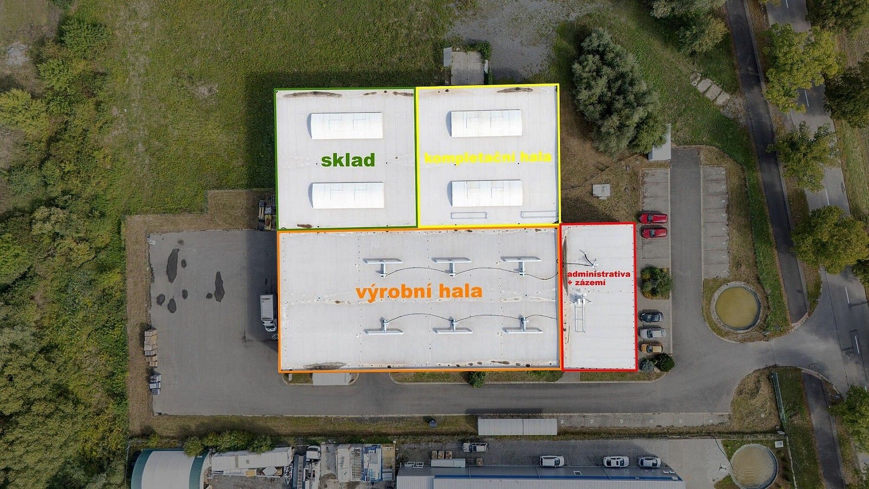 Pronájem výrobní prostory - Hradčovice, okres Uherské Hradiště, 2 867 m² - 5