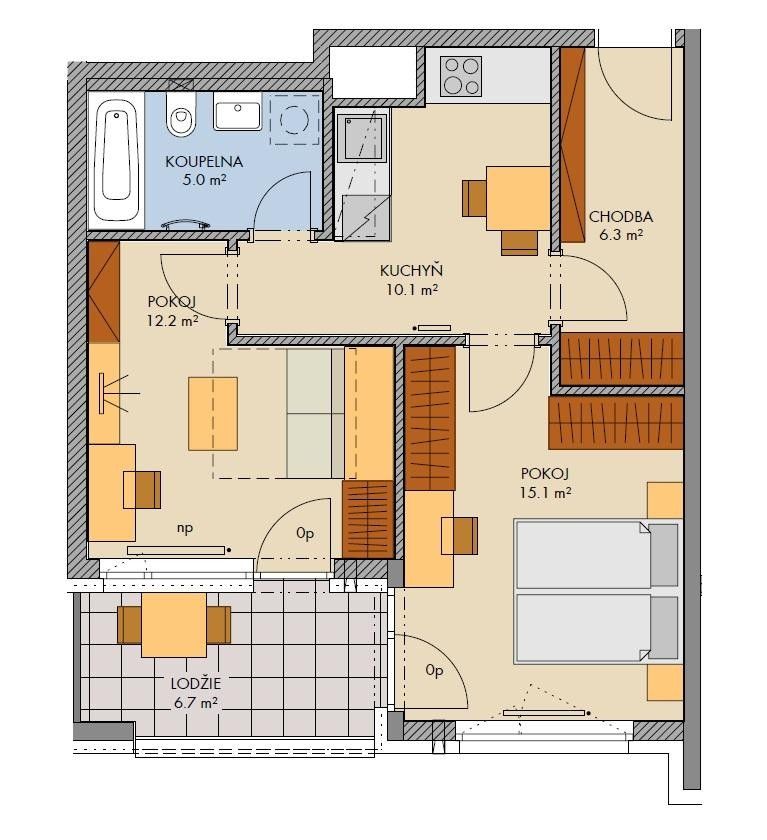 Prodej byt - Praha, 155 00