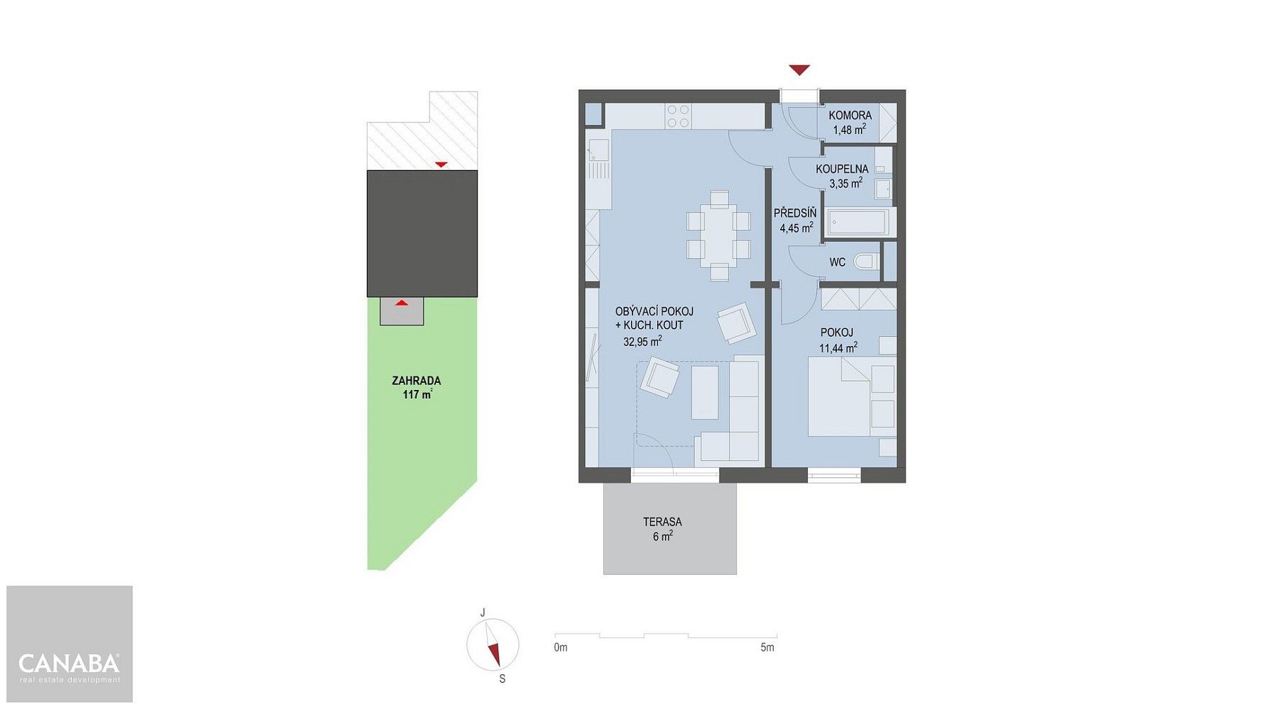 Byt 2+kk · 55 m² · Nehvizdy, okres Praha-východ, Středočeský kraj - 4
