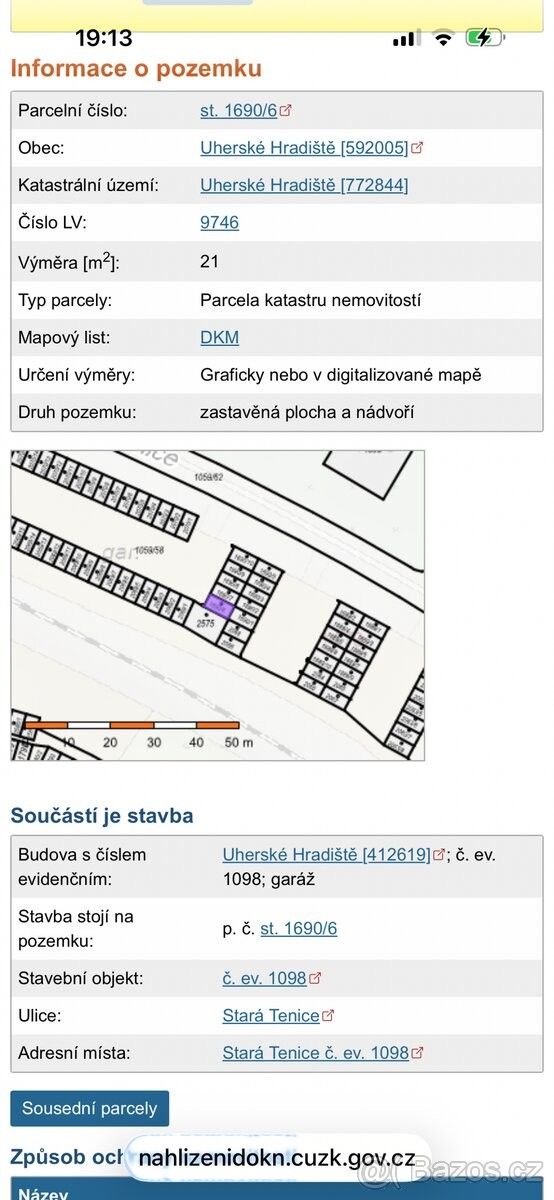 Garáže, Uherské Hradiště, 686 01