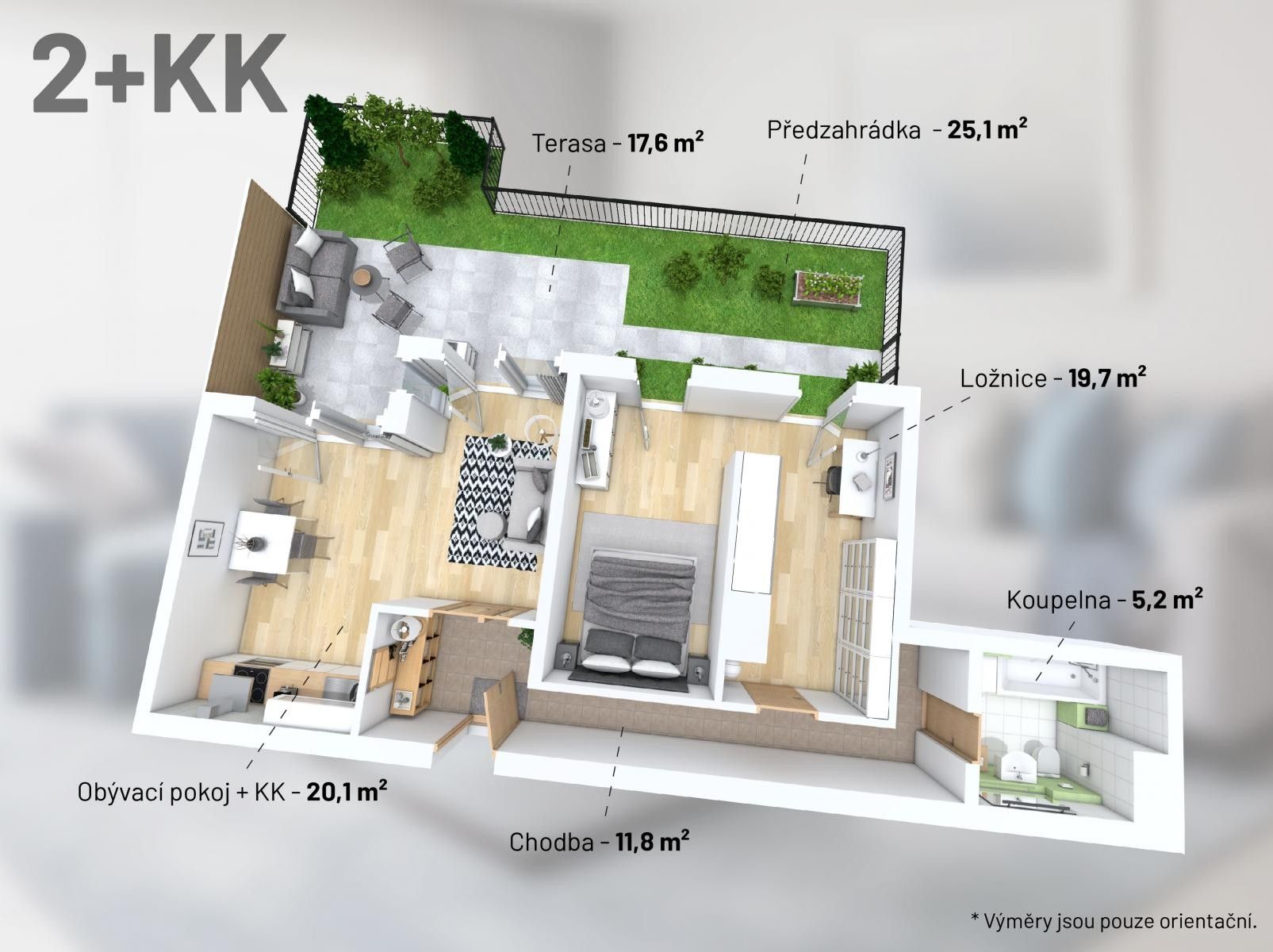 Byt 2+kk · 101 m² · U Zátiší, Praha Hodkovičky - 4