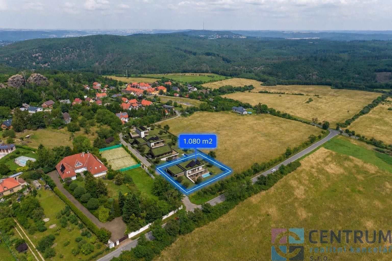 Pozemky pro bydlení, Černolice - 2