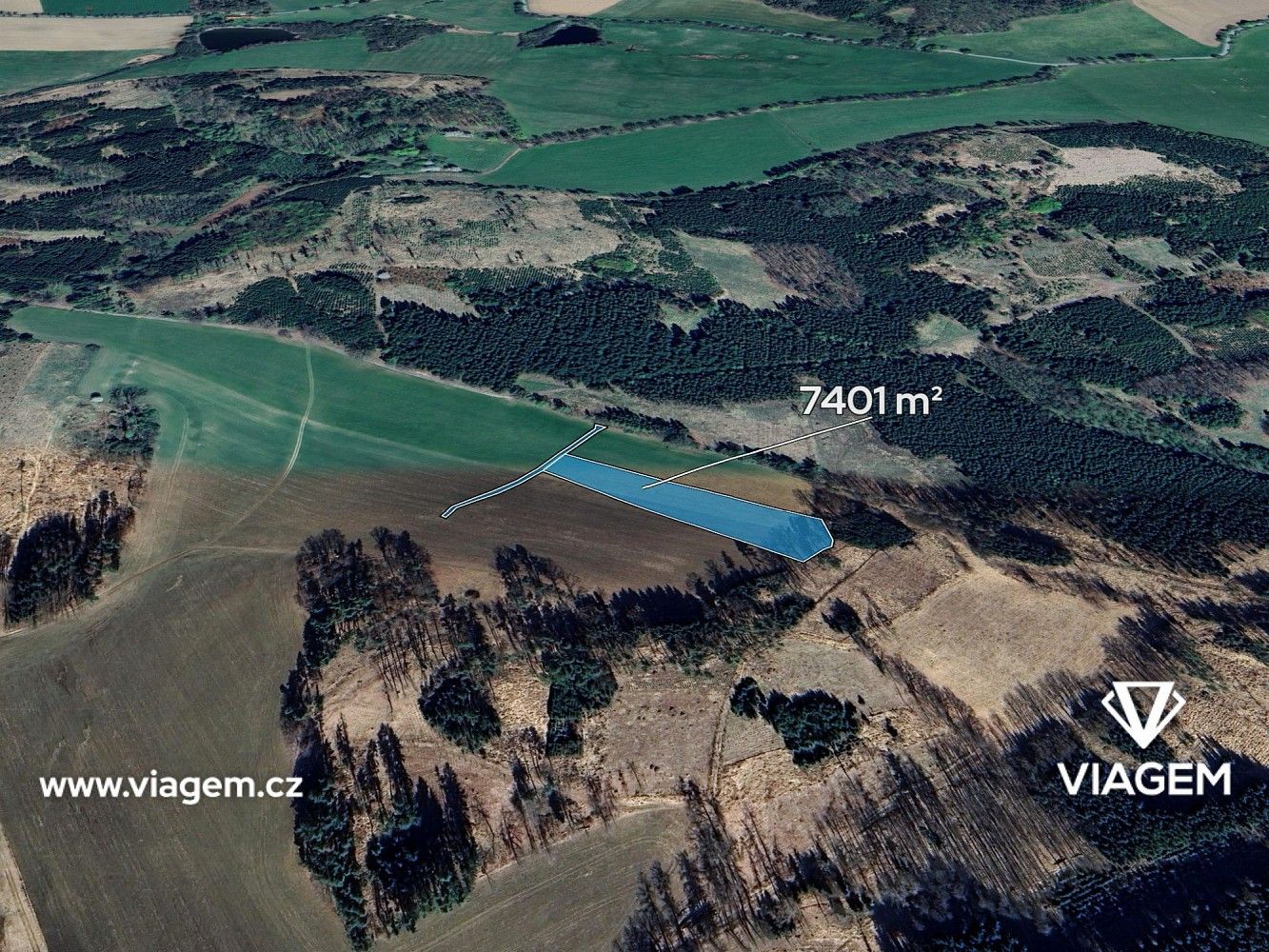 Zemědělské pozemky, Borotín, okres Tábor, Jihočeský kraj - 1