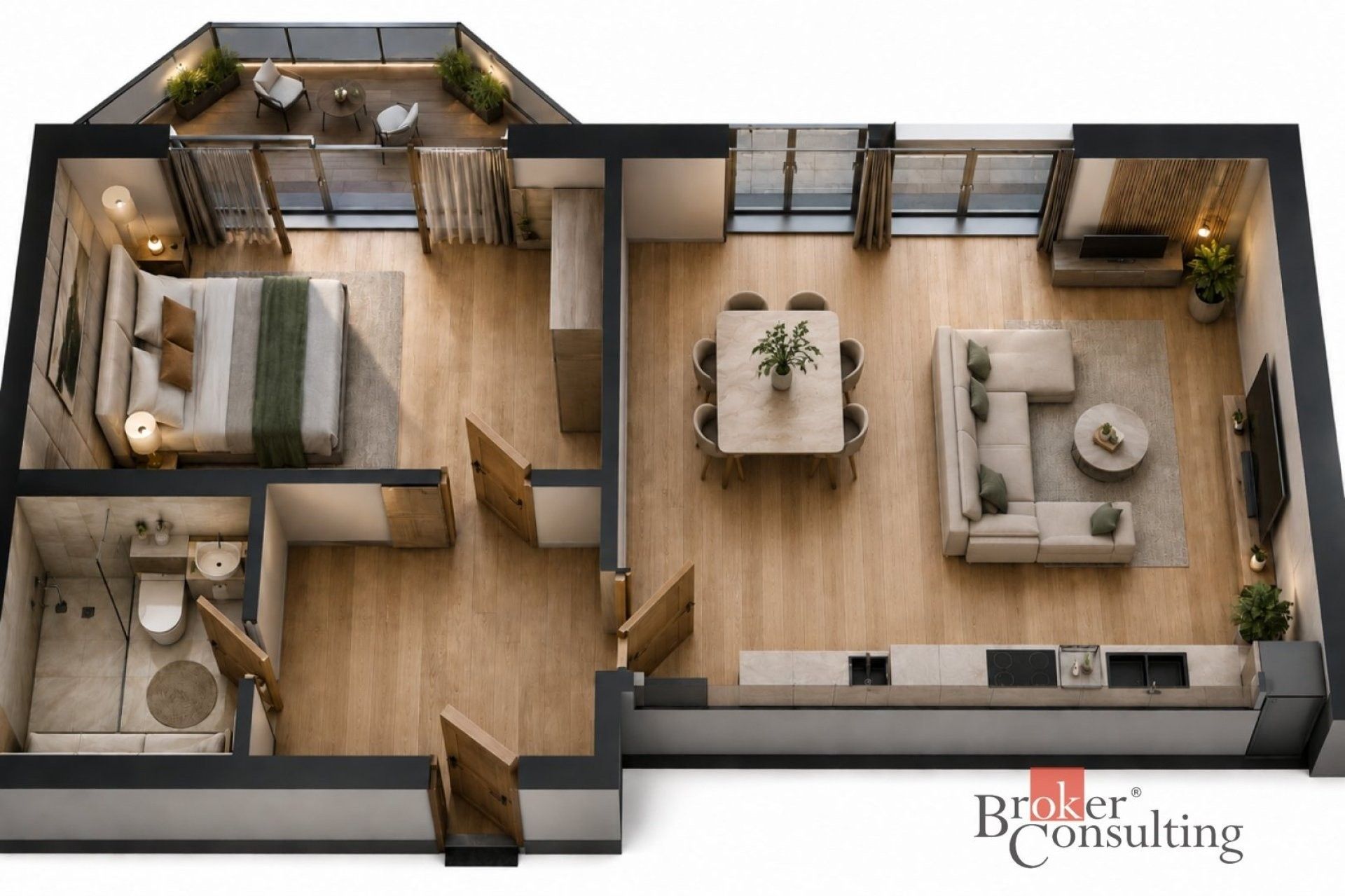 2+kk, Na Jánské, Ostrava, 47 m² - 2