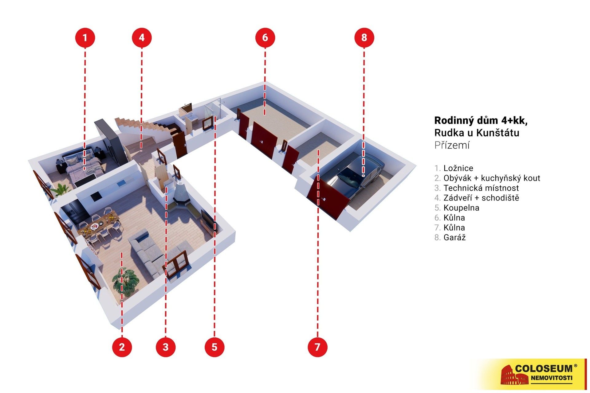 Prodej rodinný dům - Rudka, Kunštát, 138 m²