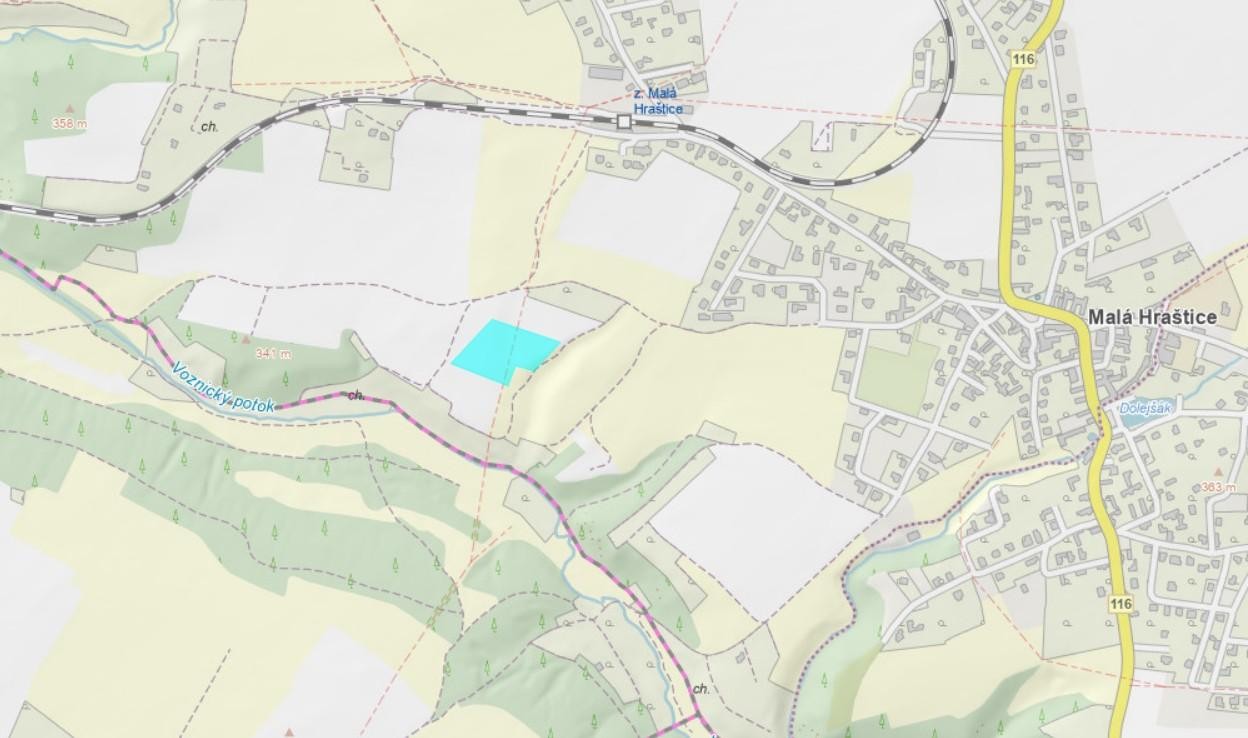 Zemědělský pozemek · 13 751 m² · Malá Hraštice - 4