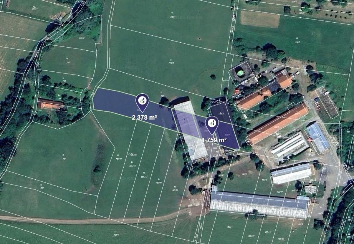 Louky, Podolí, 2 586 m² - 1