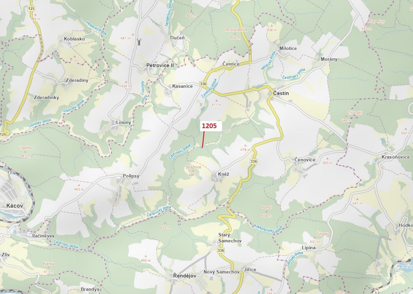 Lesy, Čestín, okres Kutná Hora, Středočeský kraj - 1