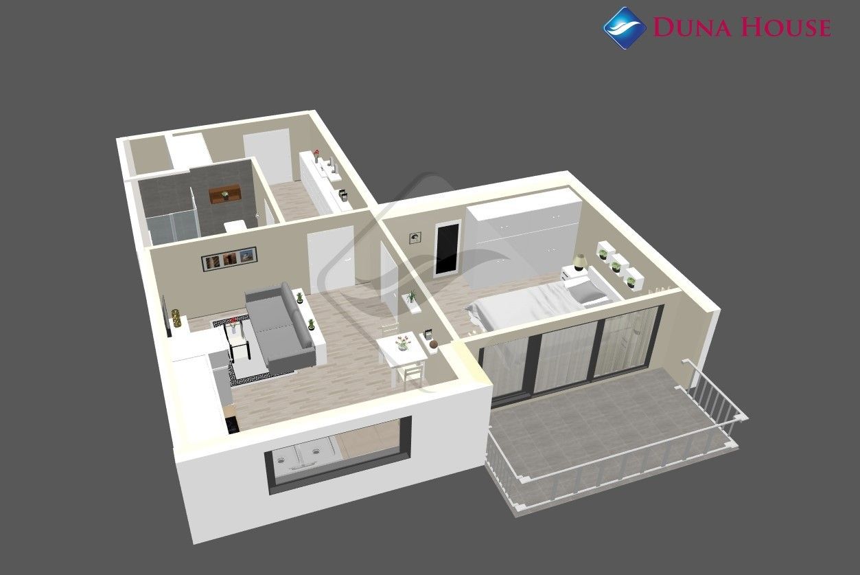 Byt 2+kk · 44 m² · Benkova, Praha - 4