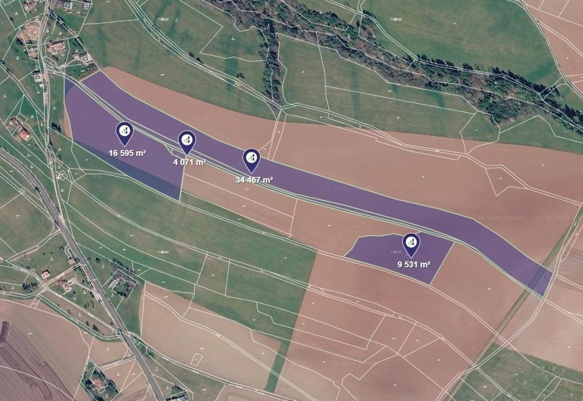 Zemědělský pozemek, 64 664 m²