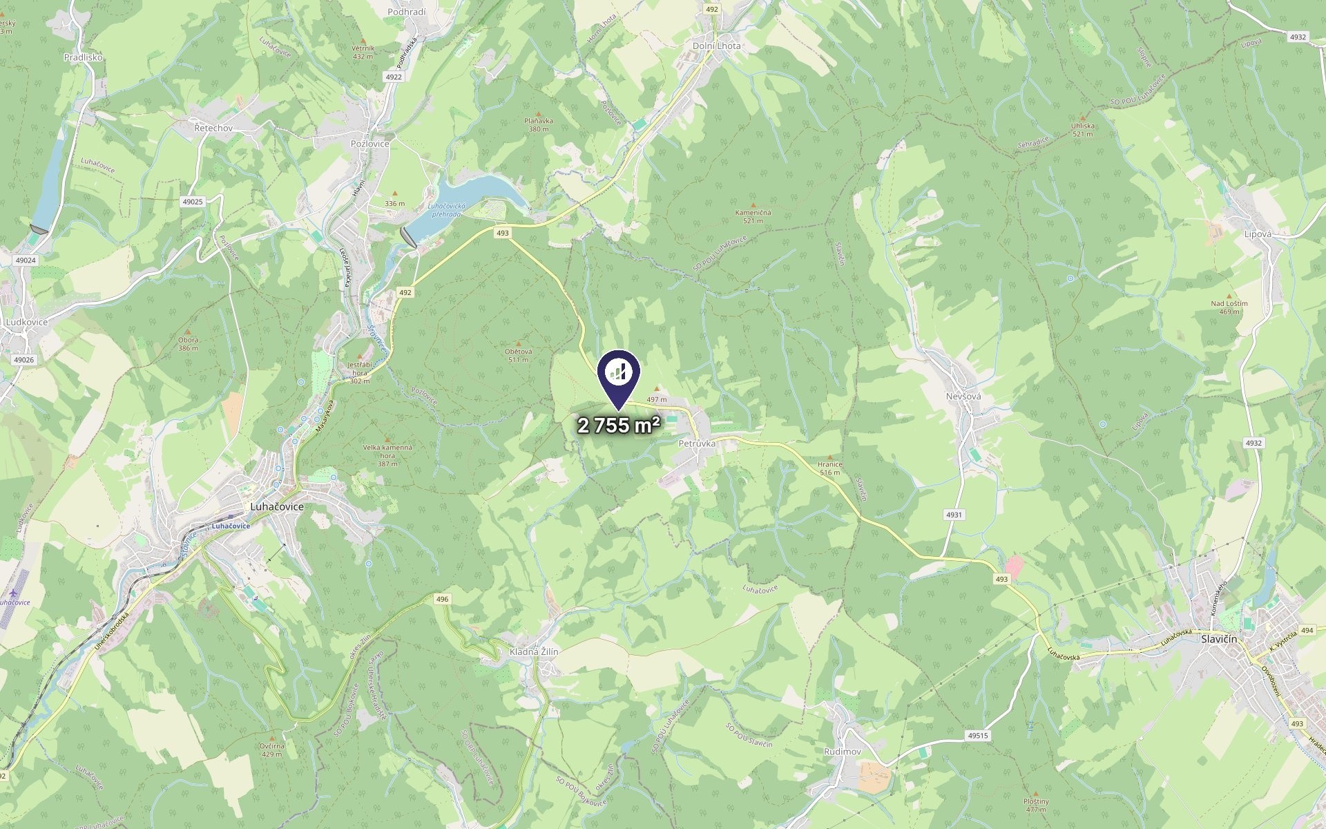 Zemědělský pozemek · 2 755 m² · Petrůvka - 3