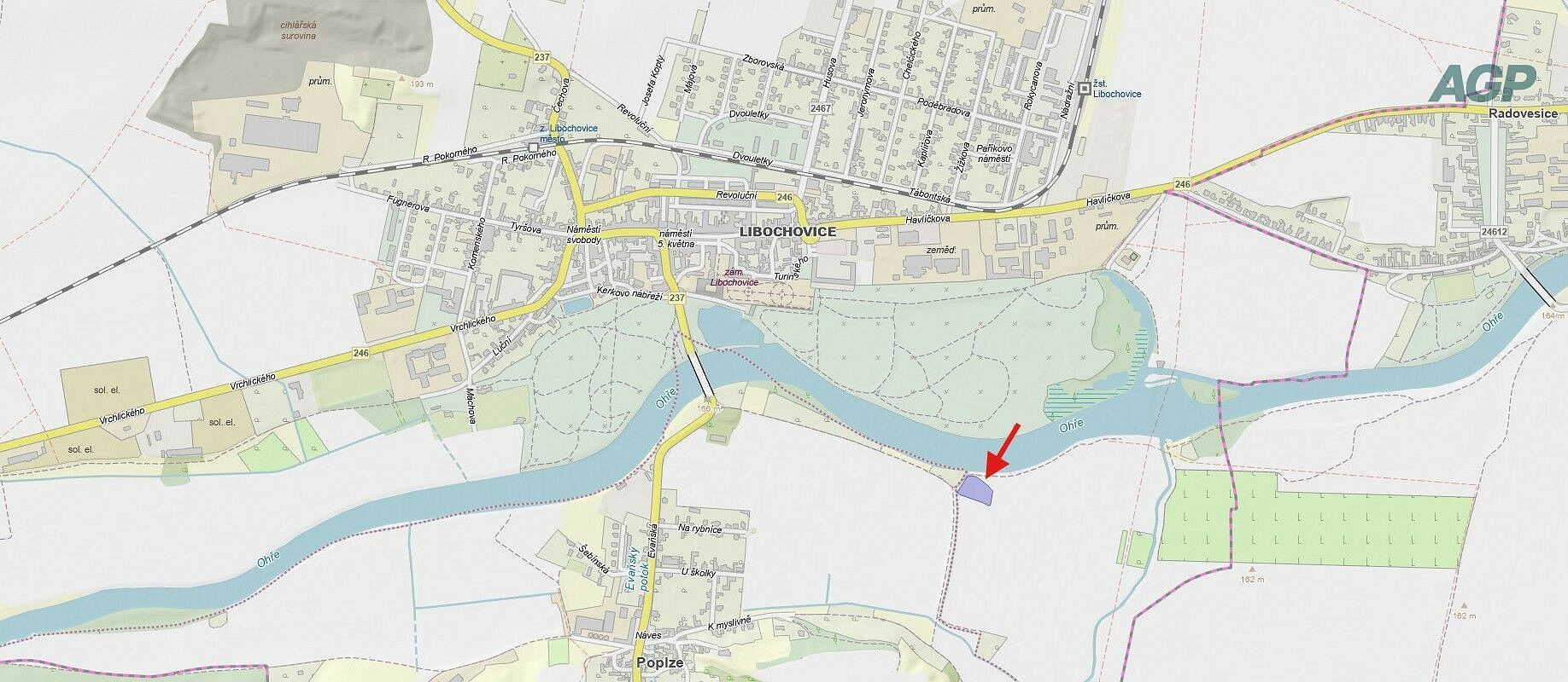 Zemědělský pozemek · náměstí 5. května, Libochovice, okres Litoměřice - 3