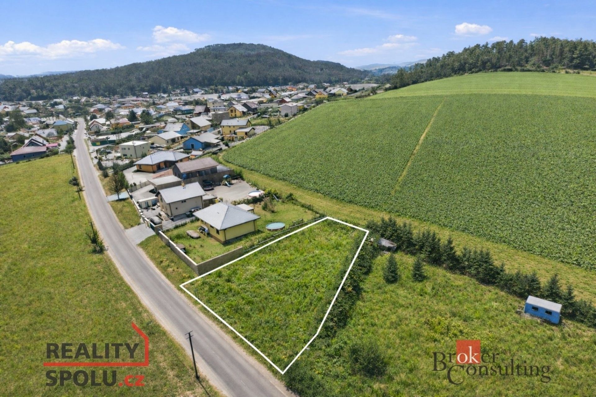 Pozemky pro bydlení, Králův Dvůr, 961 m²