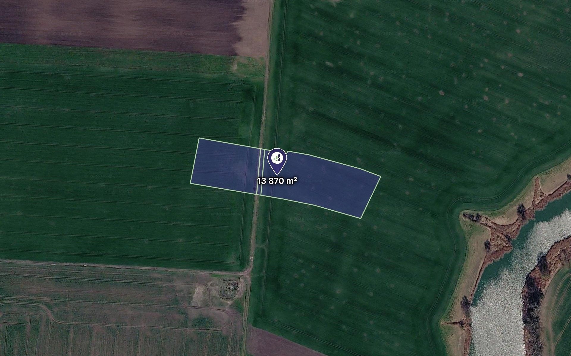 Zemědělský pozemek, 1 734 m²