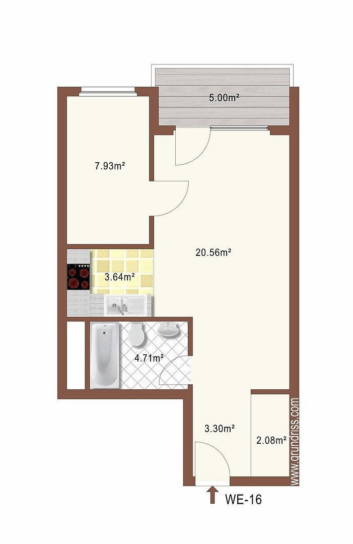 Byt 2+1 · 45 m² · , Mecklenburg-Vorpommern - 4