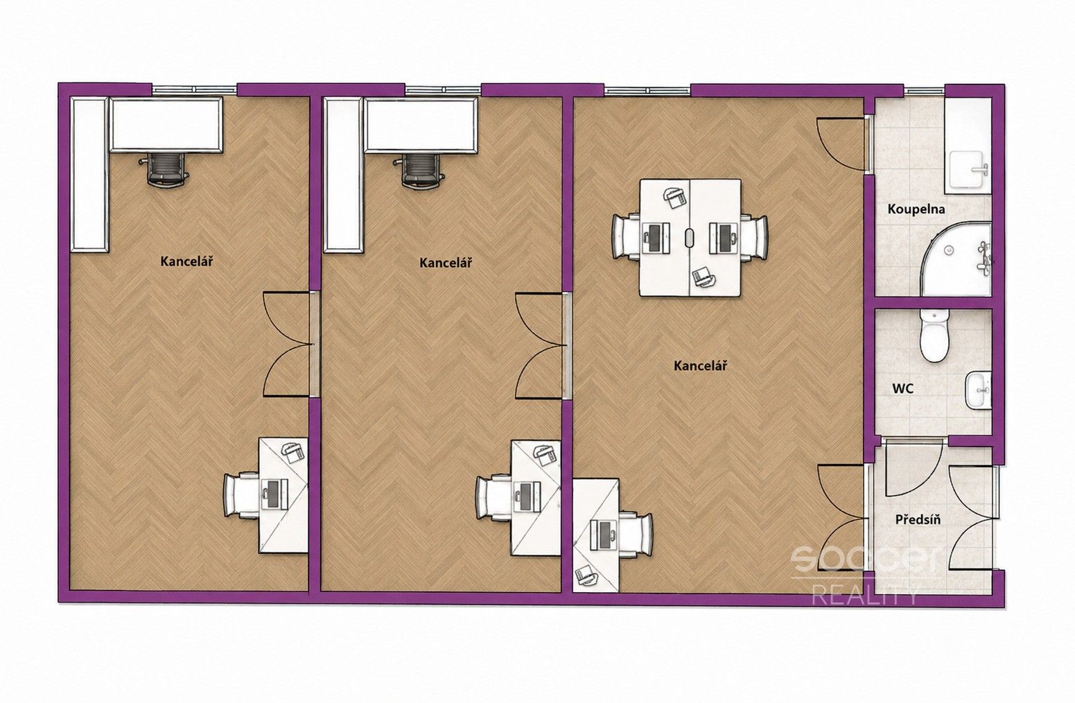 3+kk, Karlovo náměstí, Praha, 70 m² - 2