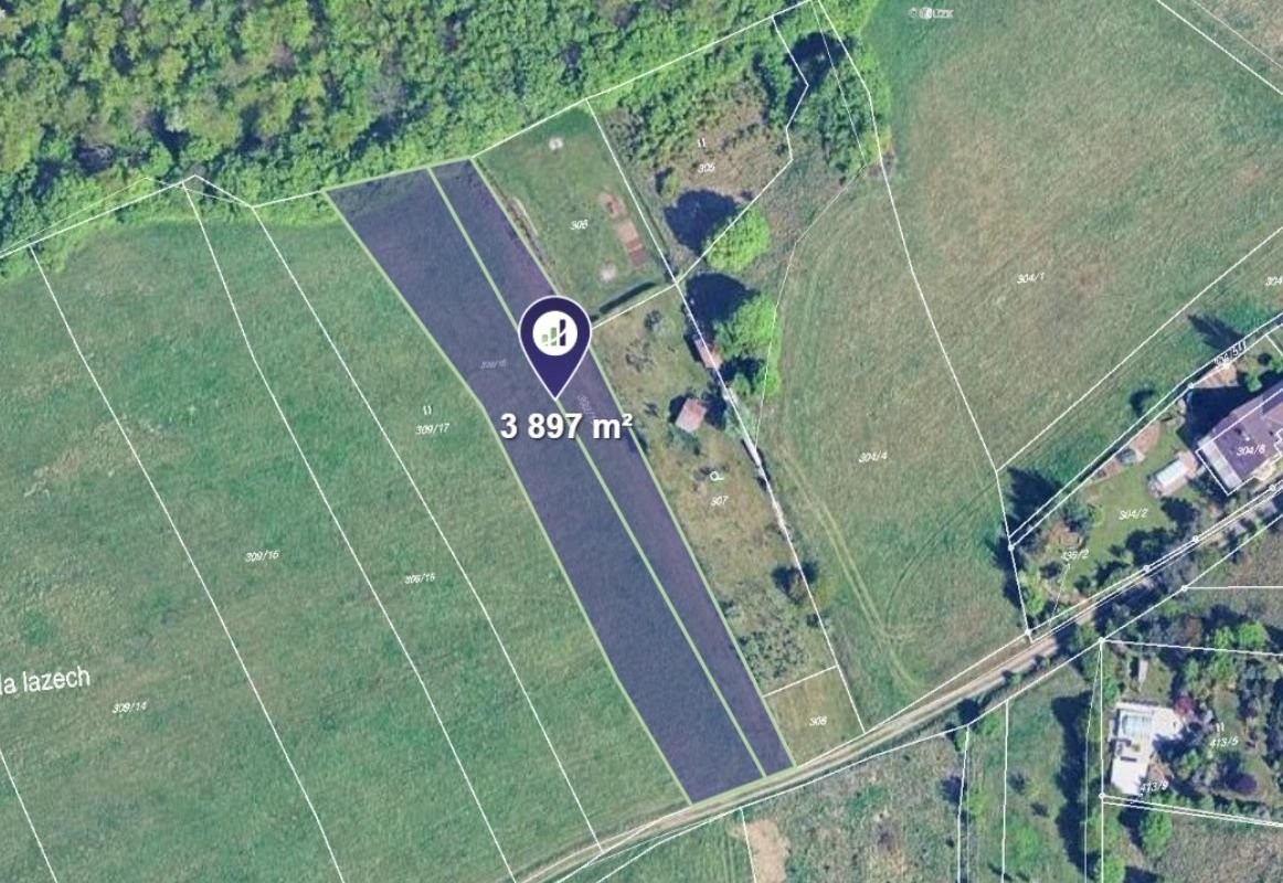 Zemědělský pozemek, 3 897 m²