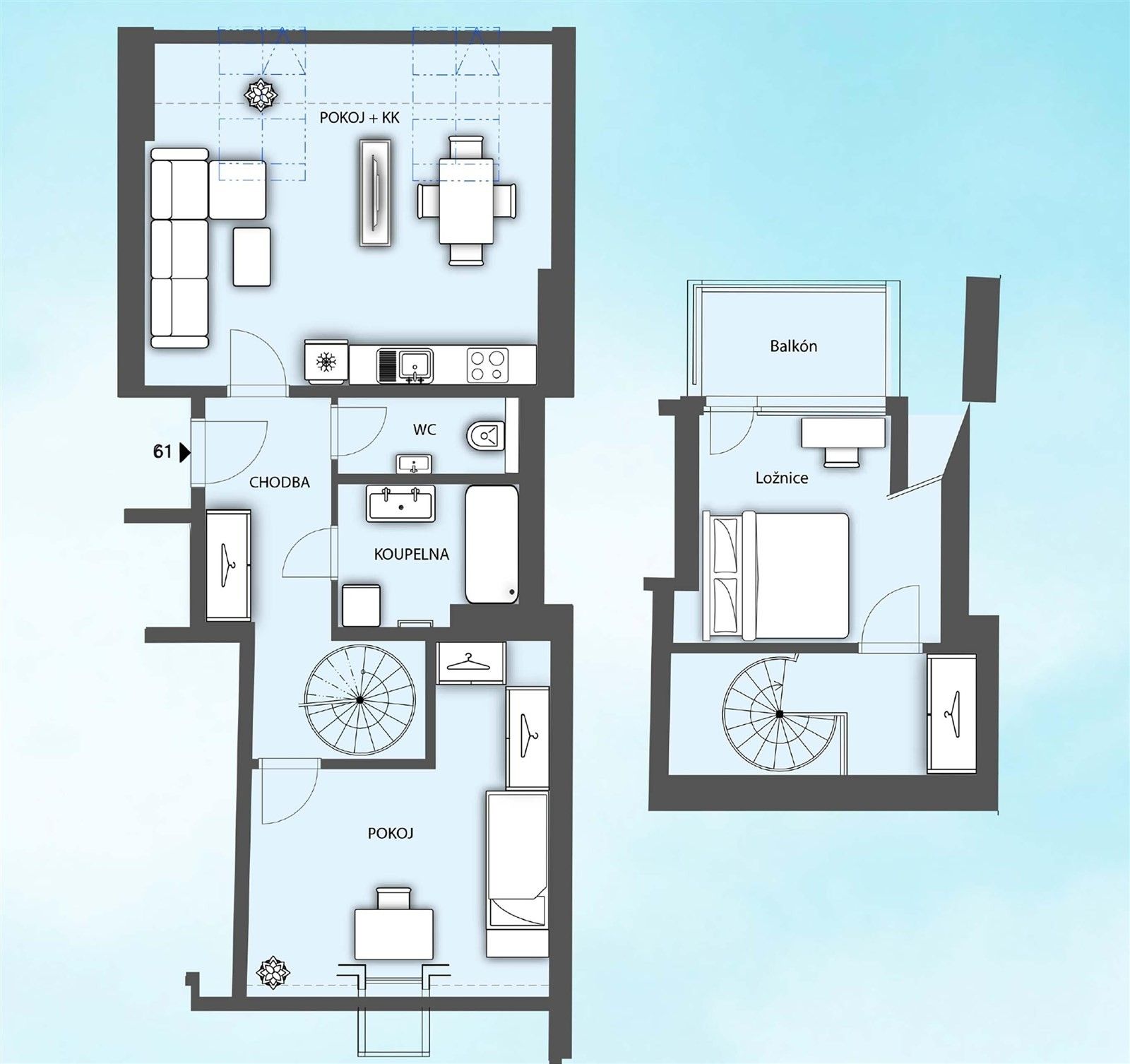 Prodej byt 3+kk - Na výšinách, Praha, 91 m²