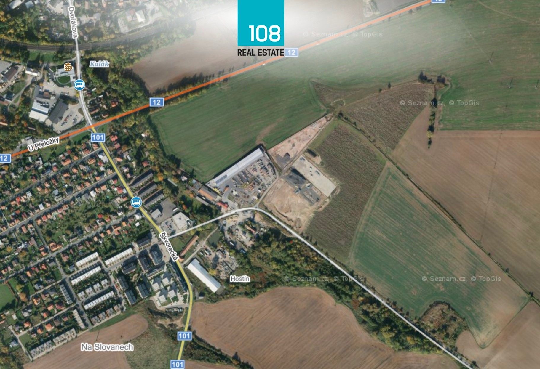 Prodej komerční pozemek - Úvaly